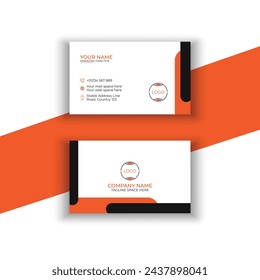 Business card, visiting card design template