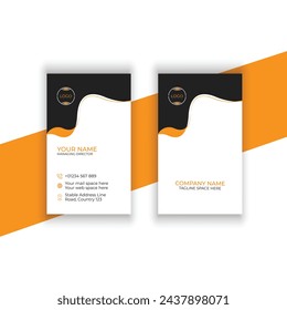 Business card, visiting card design template