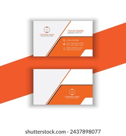 Business card, visiting card design template