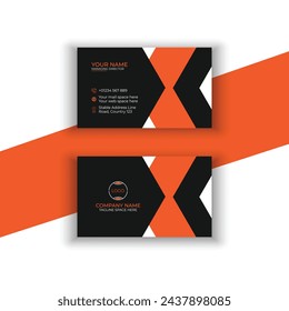 Business card, visiting card design template