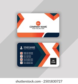 business card or visiting card template illustration design