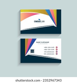 Business Card  Visiting Card vector design template illustration