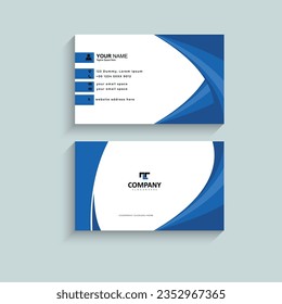 Ilustración de diseño de vectores de tarjeta de visita de tarjeta de visita de tarjeta de presentación