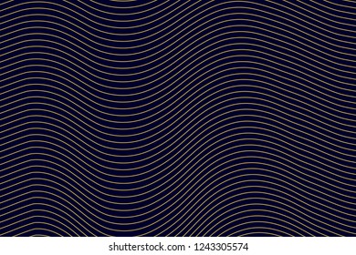 Business card wave lines background with light color