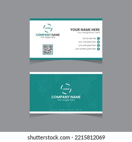 Business Card With World Map 75