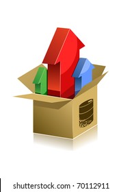 business cardboard box