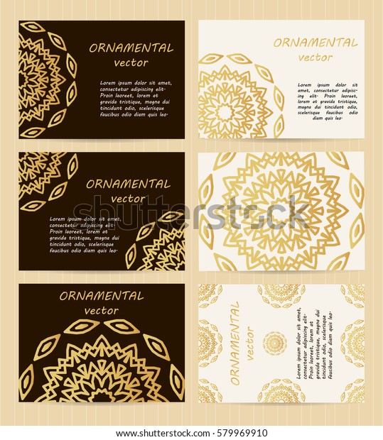 Business Cards 35 X 25 Inch Stock Vector Royalty Free