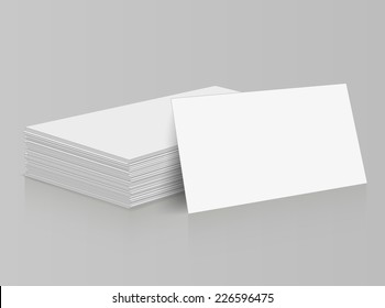 Business cards blank mockup - template