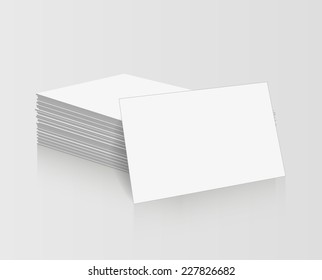 Business cards blank mockup - template