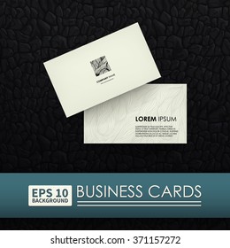 Business cards. Corporate Identity. Logo zebra. Layouts can be used to represent your business.