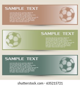  Business cards design  Soccer ball icon