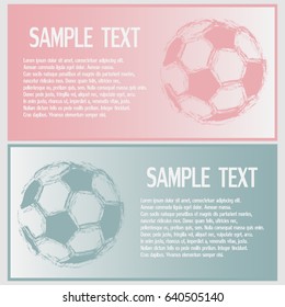  Business cards design  Soccer ball icon