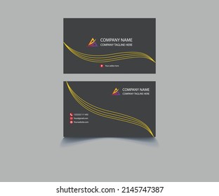 Business Cards  Design template.editable business card design