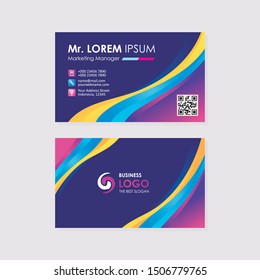 business cards design templates with Trendy and modern design, easy editable to get your professional quality business cards