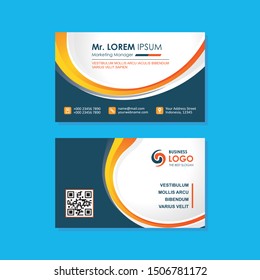 business cards design templates with Trendy and modern design, easy editable to get your professional quality business cards