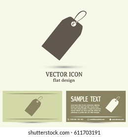 Business cards design. Vector icon Sale tags. 