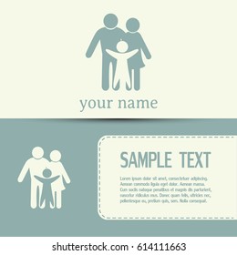Business cards design Vector icon profile 