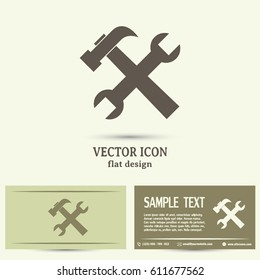 Business cards design. Vector illustration tools