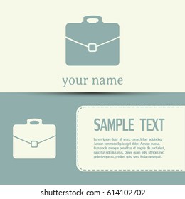 Business cards design. Vector illustration portfolio