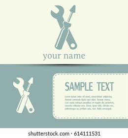 Business cards design Vector illustration tools 