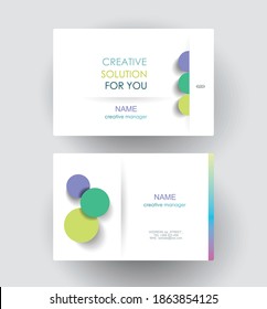 Business cards Design.  Vector Template layout.