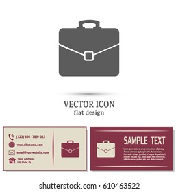 Business cards design.Vector illustration portfolio