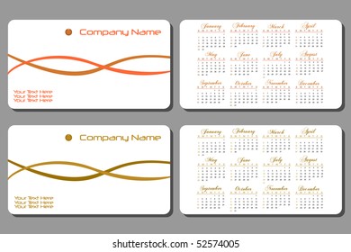 Business Cards. Front and Back.