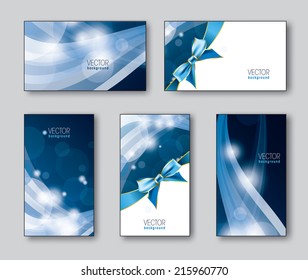 Business Cards or Gift Cards. Set of Five.