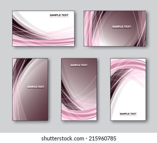 Business Cards or Gift Cards. Set of Five.