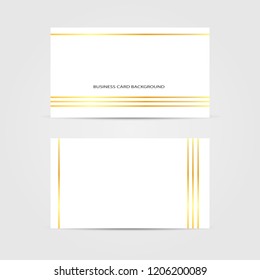 Business cards gold