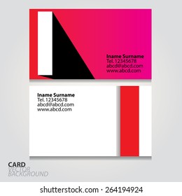 Business cards I logo  Vector Illustration.