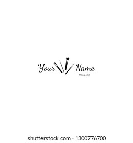 Business cards for makeup artist. Vector