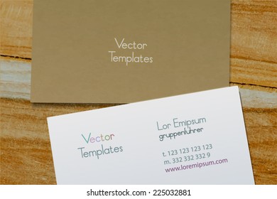 business cards presentation mockup