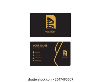 Business cards, round logo, arts and minimal sun, home, building real estate golden color logo business cards, modern, company business cards, logo designs, real estate, art, business