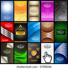 business cards (set 10)