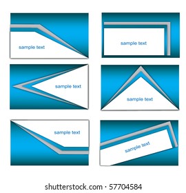 Business cards set 2. Easy to add your text.