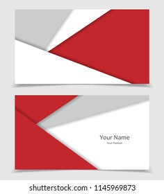 business cards set