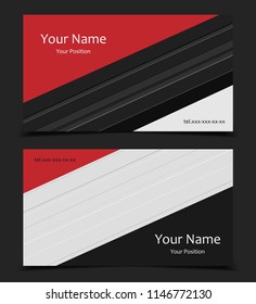 business cards set