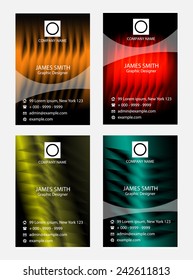 Business Cards set  