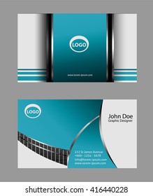 business cards set
