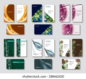 Business Cards Set. Eps10 Format.