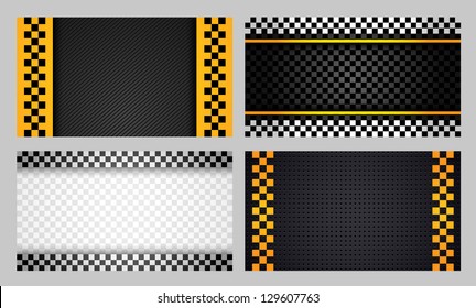 Business cards taxi set new, vector 10eps