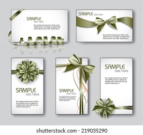 Business cards templates. Vector illustration.