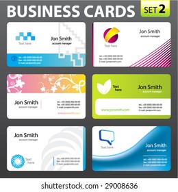 Business cards. Vector.