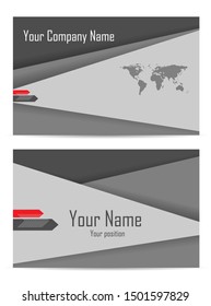Business cards vector collection. Abstract presentation colorful templates set. Elements for your work, design for your company identity. Eps10