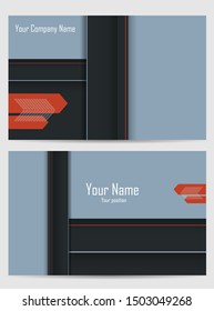 Business cards vector collection. Abstract presentation colorful templates set. Elements for your work, design for your company identity. Eps10