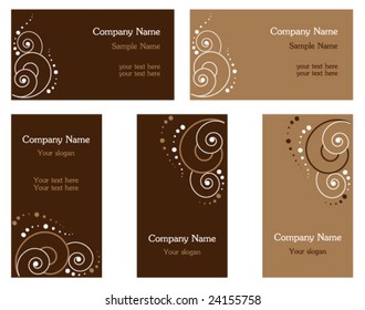 Business cards, vector illustration