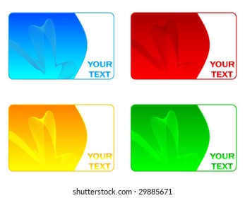 Business cards vector illustration