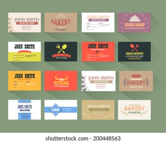 Business Cards Vector Template Collection