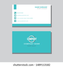 Business cards for your business, simple elegant with logos and icons for your business